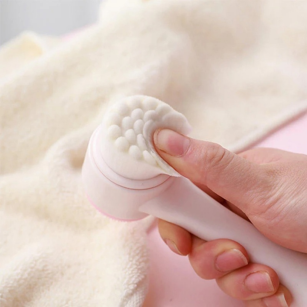3D Double‑Sided Silicone Facia - Silicone Face Scrubber Electric ulasan dan harga