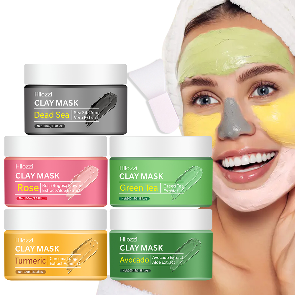 100ml Rose Facial Cleansing Mu - Green Tea Cleansing Clay Mask ulasan dan harga