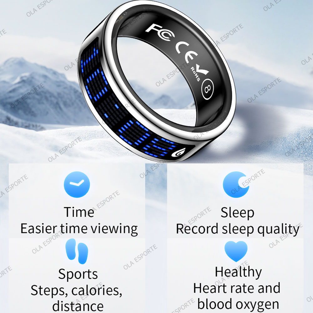 Smart Ring Display Screen Touc - Health Monitors ulasan dan harga