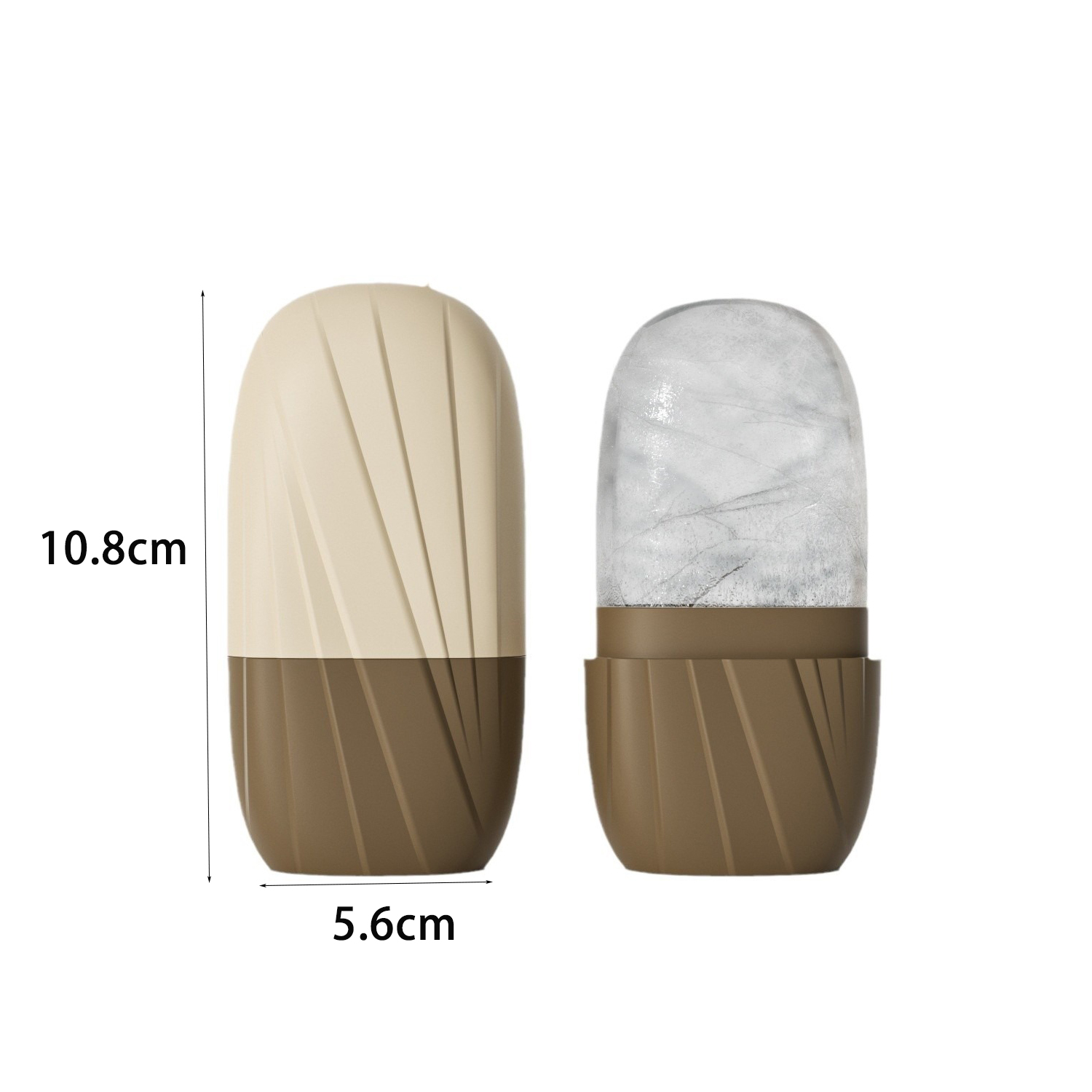 Aesthetic Striped Facial Ice M - Face Ice Roller Puffiness ulasan dan harga