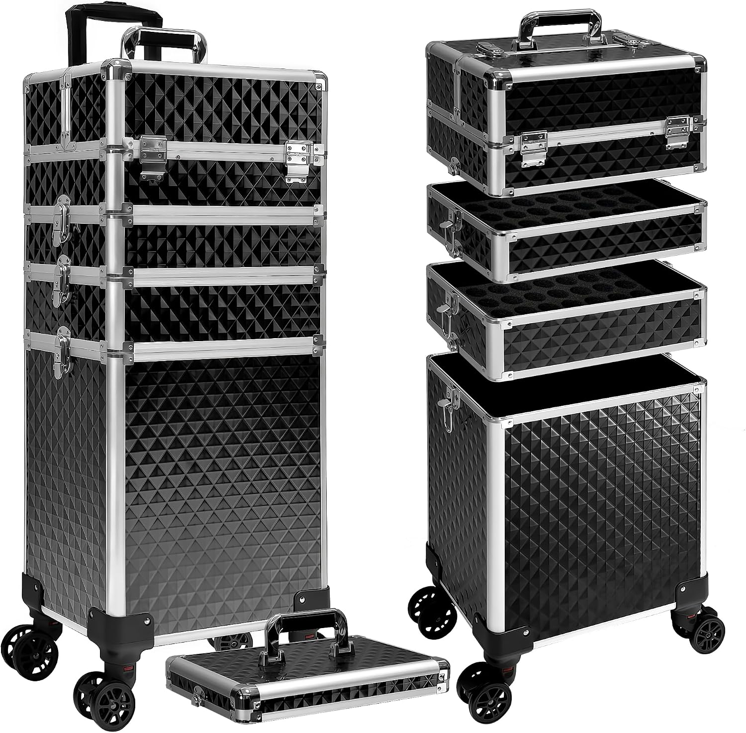 Rolling Makeup Train Case, Cos - Makeup ulasan dan harga