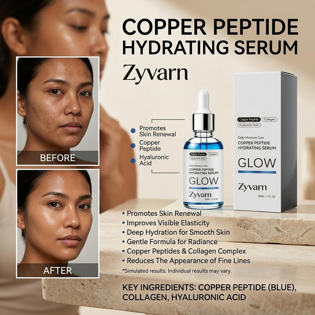 1/2/3/5pcs Copper Peptide Seru - Hyaluronic Acid Facial Serum ulasan dan harga