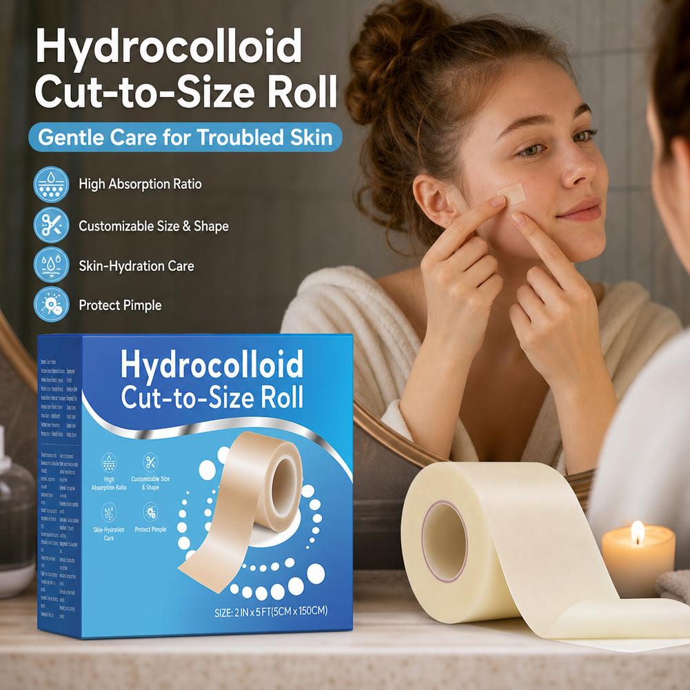 Hydrocolloid Acne Patch Roll 5 - Hydrocolloid Pimple Patch ulasan dan harga