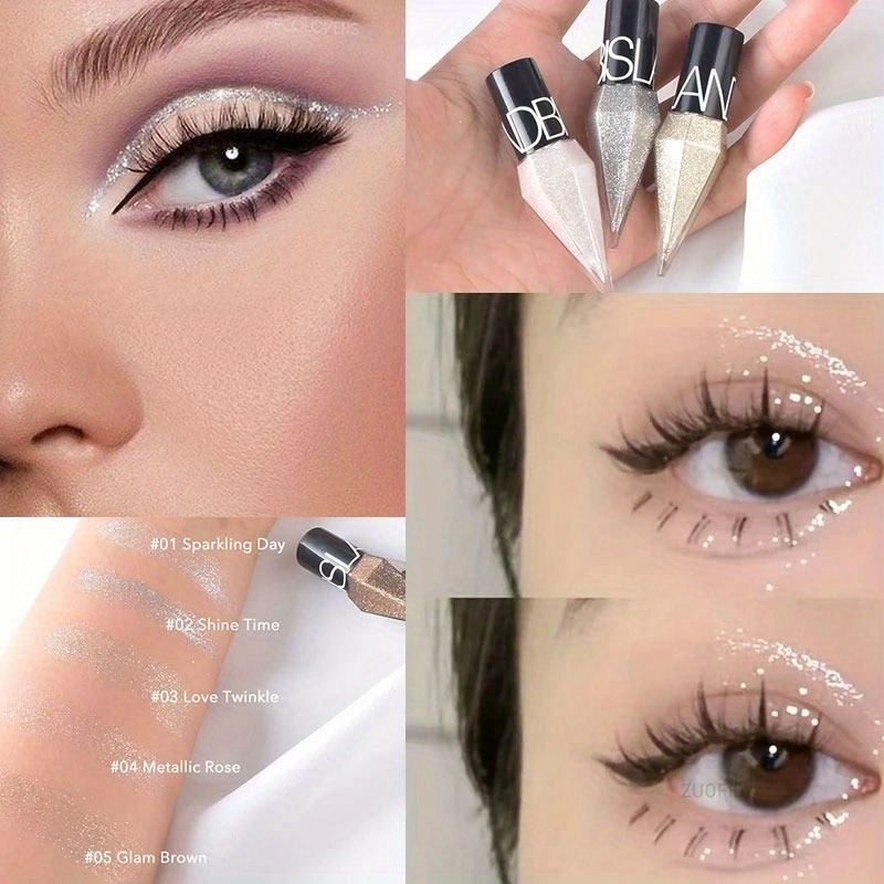 Pearlescent Glitter Diamond Li - Waterproof Liquid Eyeliner Pen ulasan dan harga