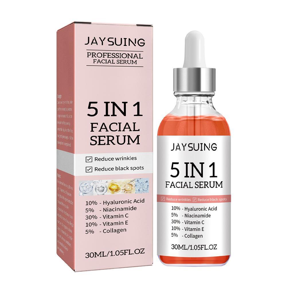 5-in-1 Vitamin C & Hyaluronic  - Hyaluronic Acid Facial Serum ulasan dan harga