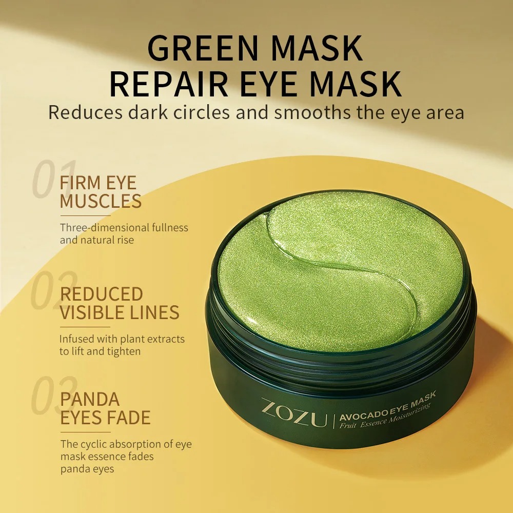 120pcs Avocado Golden Collagen - Collagen Under Eye Patches ulasan dan harga