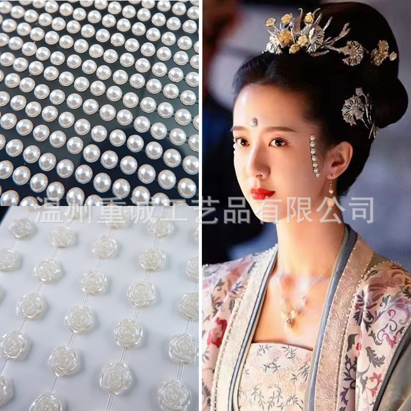 Hot Selling Pearl Face Gems St - Nail Art ulasan dan harga